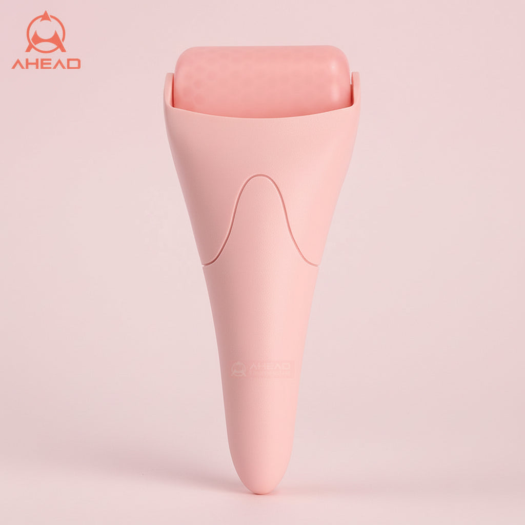 Pink Ice Roller Ice Roller Face Massage Roller Ice Compress Instrument Spot Supply Beauty Plastic Roller